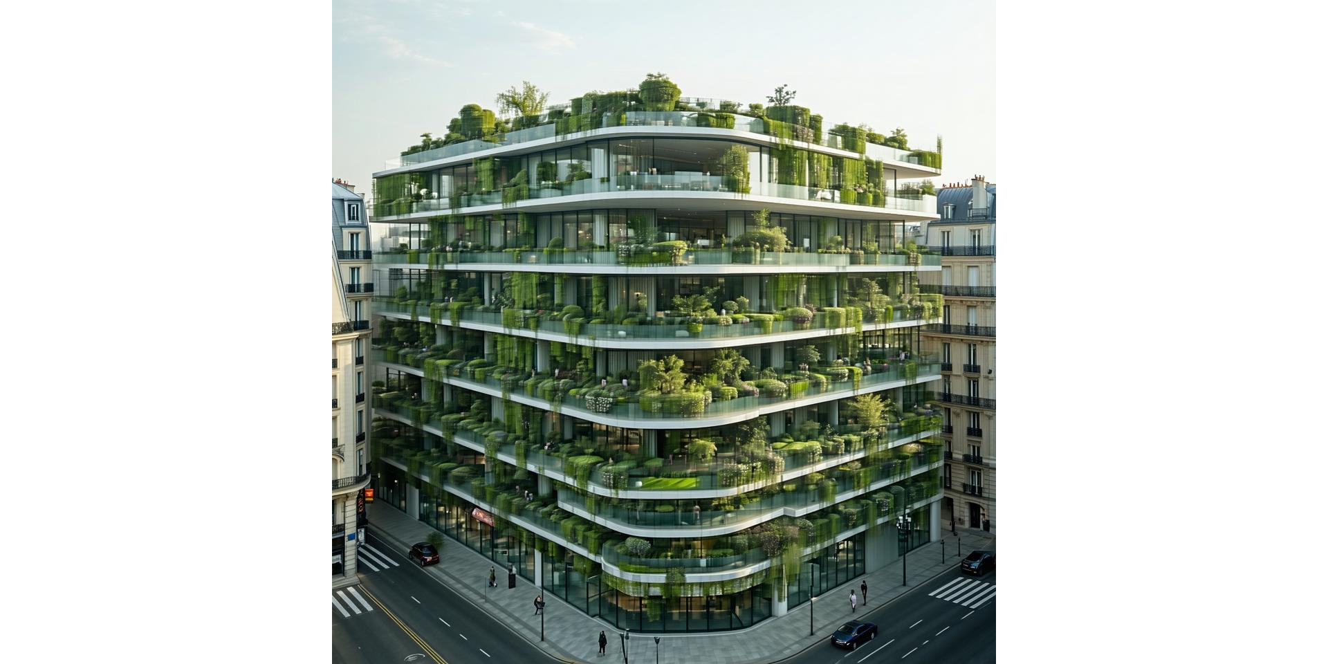 Bâtiment durable et contemporain au cœur de Paris